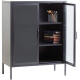 Premier Housewares Siva jeklena vitrina 80x102x40 cm Acier – | Shoptok.si