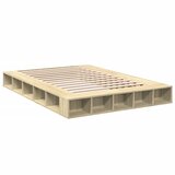  The Living Store Posteljni okvir sonoma hrast 150x200 cm inženirski les - Posteljni Okvir, (21500921) | Shoptok.si