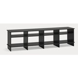 Teulat Črna TV omarica 180x50x40 cm Inari – | Shoptok.si