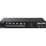 Tenda svič 2.5Gbps 5-port TEM2007X metal case/2x10G sfp+ Cene