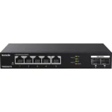 svič 2.5Gbps 5-port TEM2007X metal case/2x10G sfp+