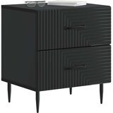  Nočna omarica Črna 43 x 34,5 x 47,5 cm Inženirski les, (5000209990) | Shoptok.si