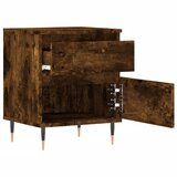  Noćni ormarić boja hrasta 40 x 35 x 50 cm od konstruiranog drva | shoptok.hr