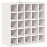  Stalak za vino 2 pcs Bijelo 56 x 25 x 56 cm Čvrsto borovo drvo | shoptok.hr