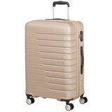 American Tourister Flashline spinner kofer M, 69/75 l, Ivory Gold Slike