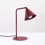 Sollux Bordo rdeča jeklena namizna svetilka z upogljivo konstrukcijo (višina 35 cm) Zylo – | Shoptok.si