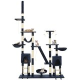  Penjalica za mačke sa stupovima za grebanje od sisala 230 - 250 cm plava | shoptok.hr