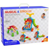 WALKER Pusher Scooter Educational Table Interactive Panel 5 u 1 Šareni | shoptok.hr