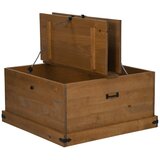  Škrinja za pohranu HALDEN 91x91x47 cm puno drvo bor | shoptok.hr