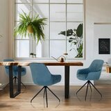 MID.YOU Naslanjač Elverum, Modrosiva | Shoptok.si