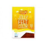 Jolly Color Felt, fini filc, braon, A4, 10K ( 135027 ) Cene