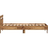 vidaXL Ram Kreveta od Starog Drva 90x190 cm - Izrađen od Inženjerskog Drva | shoptok.hr