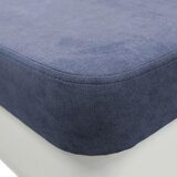 MID.YOU KOTNA SEDEŽNA GARNITURA, velur modra, bela | Shoptok.si