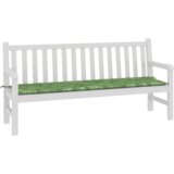 vidaXL Vrtna blazina z vzorcem listov 180x50x4 cm Oxford tkanina | Shoptok.si