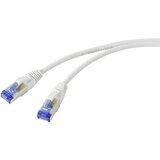 Renkforce RF-5266148 RJ45 omrežni kabel CAT6a S/FTP 20 m siva vitka linija, prilagodljiv, z zaščitnim zapornim zatičem, ognjevaren 1 kos, (20540953) Cene