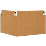 vidaXL viseći ormarić zidne riga beton siva i bijela 57 x 57 x 40 cm | shoptok.hr