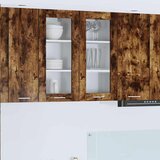 Viseći ormarić Zidne Riga 2 pcs Dimljeni hrast 40 x 31 x 80 cm | shoptok.hr