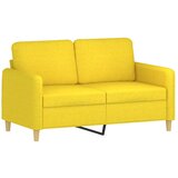  2-dijelni set sofa s jastucima svjetložuti od tkanine | shoptok.hr