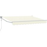 Nadstrešnica Krem 3,5 x 2 m Poliester i metal | shoptok.hr