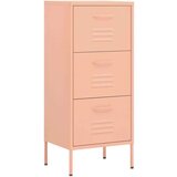 vidaXL Ormarić za pohranu ružičasti 42,5 x 35 x 101,5 cm čelični | shoptok.hr