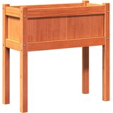  Vrtna sadilica s nogama voštano smeđa 70x31x70 cm od borovine | shoptok.hr