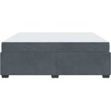  Krevetna konstrukcija Tamno siva 180 x 200 cm tkanina | shoptok.hr