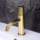 REA Bath Mešalnik za umivalnik Lungo Diamond Gold Low | Shoptok.si