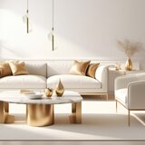  LED luster na sajli LARGO LED/10W/230V zlatni | Eponuda.com