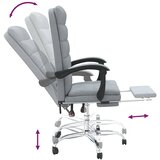  Uredski naslonjač od tkanine svjetlosivi | shoptok.hr
