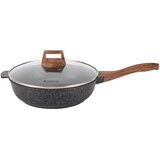 AMBITION Stein globoka ponev za cvrtje 28 cm črna in rjava, (5000256322) | Shoptok.si