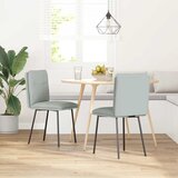  Blagovaonske stolice 2 kom svjetlosive baršunaste | shoptok.hr