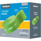 Rebel Active lateks traka za vježbanje - Power Band PL-5, zelena 23-55 kg | shoptok.hr