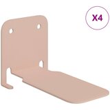  Lebdeća polica s policom 4 pcs Ružičasta 6 x 10,8 x 6,6 cm | Eponuda.ba