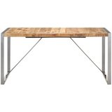  Blagovaonski stol 160x80x75 cm od masivnog grubog drva manga | shoptok.hr