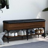  Klupa za cipele smeđa boja hrasta 102x32x45cm konstruirano drvo | shoptok.hr
