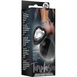 Temptasia Analni čep Bling - medium, crni | shoptok.hr