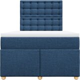  Krevet s oprugama i madracem plavi 120 x 190 cm od tkanine | shoptok.hr