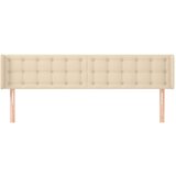 Uzglavlje s ušima krem 203x16x78/88 cm od tkanine | shoptok.hr