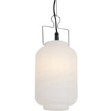 QAZQA Buiten hanglamp wit 20 cm met stekker IP44 - Pion Cene