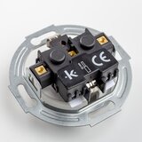  Kliklap - Trostruka retro kućna SCHUKO utičnica sa okvirom 230V snežno bela | Eponuda.com