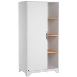 Modern Living otroška garderobna omara leaf, bela, hrast | Shoptok.si