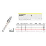 Klingspor kovinski rezalnik hf 100 f fi = 8,0x20mm mandle 6mm tipa rbf, hiperbolični slop, (21101506) | Shoptok.si