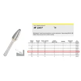 kovinski rezalnik hf 100 f fi = 8,0x20mm mandle 6mm tipa rbf, hiperbolični slop, (21101506)