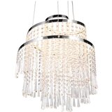 Tri O LED viseća svjetiljka u srebrnoj boji ø 38 cm Pomp – | shoptok.hr