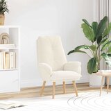  Fotelja Krema 69 x 74 x 93 cm Sherpa Tkanina | shoptok.hr