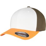 Flexfit 3-Tone Neonoorange/White/Olive | shoptok.hr