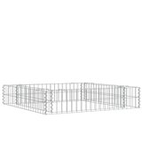 Gabionska povišena gredica od pocinčanog čelika 100x100x20 cm | shoptok.hr