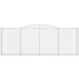  Lučne gabionske košare 4 kom 400x30x40/60 cm pocinčano željezo | shoptok.hr