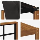  Set vanjskih sofa 6 kom. Prirodna i crna | shoptok.hr