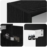  Kupaonski ormar s ogledalom Crni hrast 43 x 16 x 62.5 cm | shoptok.hr